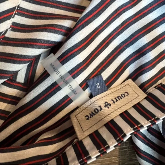 Court & Rowe Striped Dress NWT - Picture 3 of 7